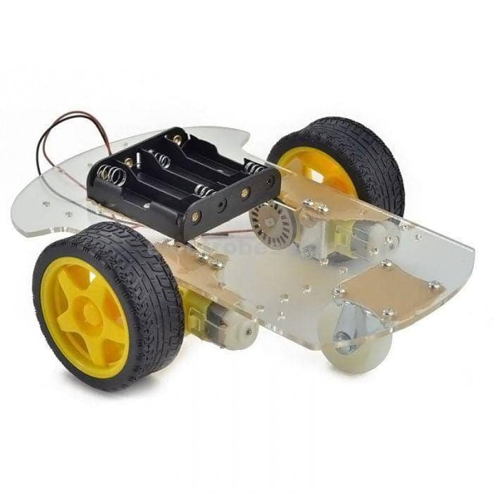 RC Car Complete Chassis Set with 2 Tyres