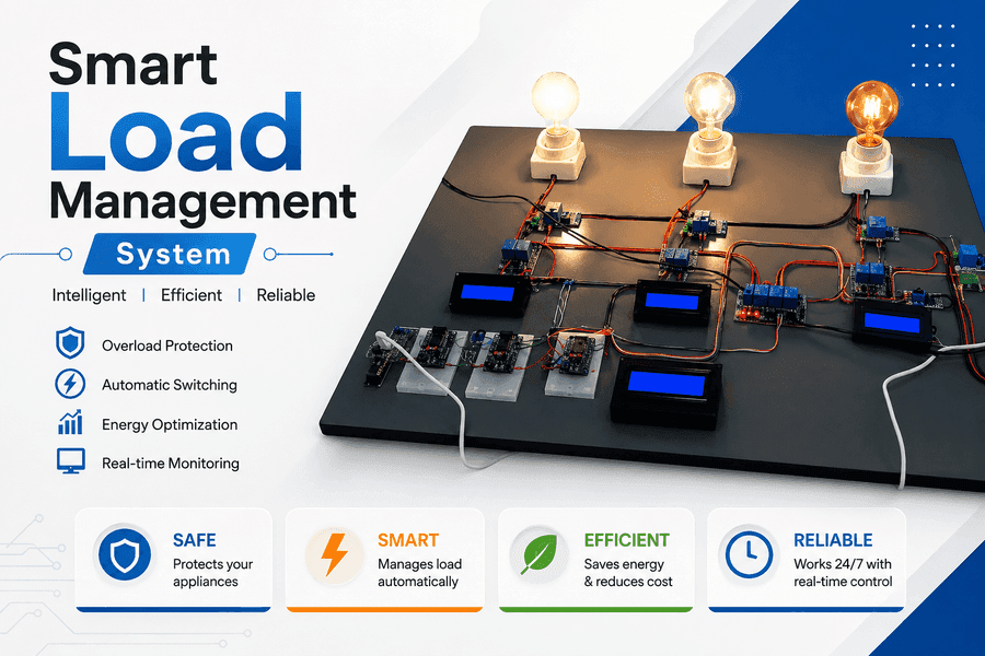 Automatic Smart Load Management System — product photo from Robotics Kits Pakistan catalog