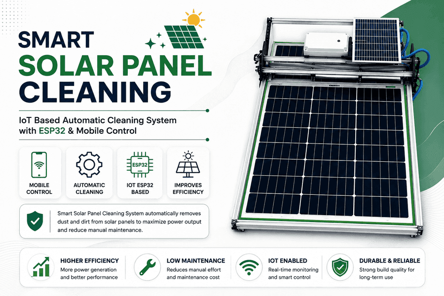 IoT Solar Panel Cleaning System