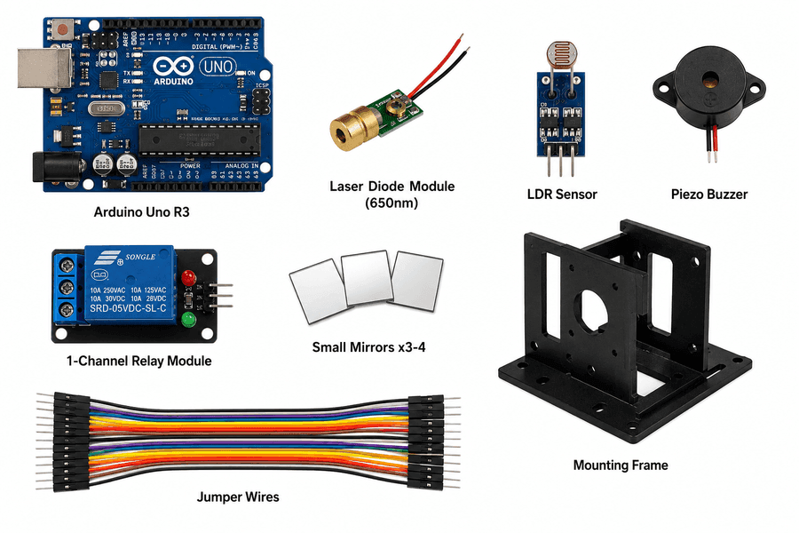Arduino Laser Security Alarm System