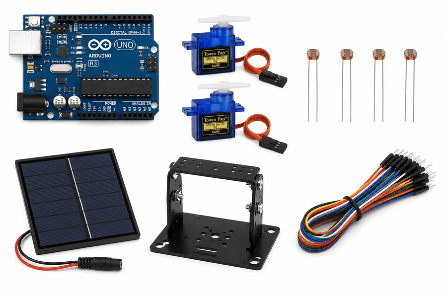 Dual Axis Solar Tracking System