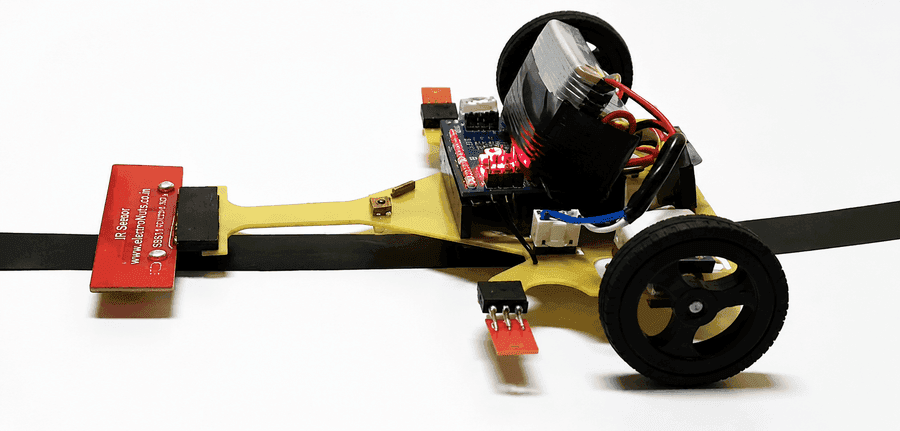 2-in-1 Obstacle Avoidance Line Follower Robot Kit — product photo from Robotics Kits Pakistan catalog