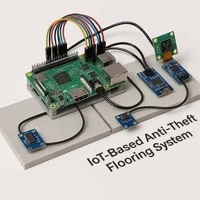 IOT based Anti-theft Flooring System using Raspberry Pi