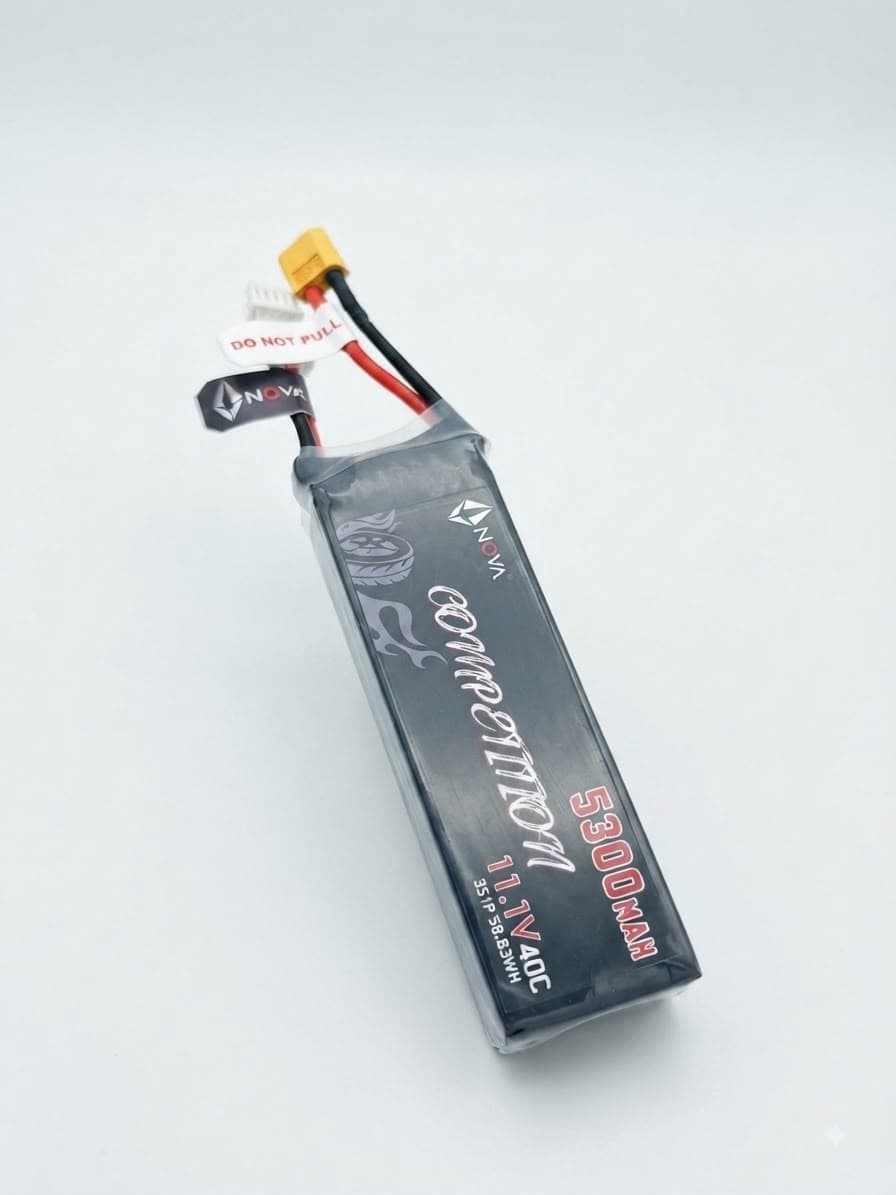 11.1V 5300mAh 40C 3S LiPo Battery — product photo from Robotics Kits Pakistan catalog