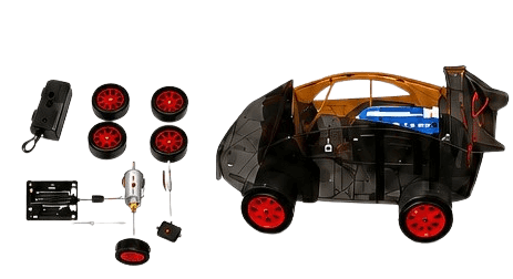Basic Toy Car Kit — product photo from Robotics Kits Pakistan catalog