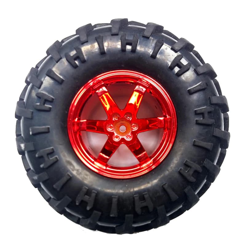 130mm Robot RC Car Wheel Tyre for ATV & DIY Robotics image 3