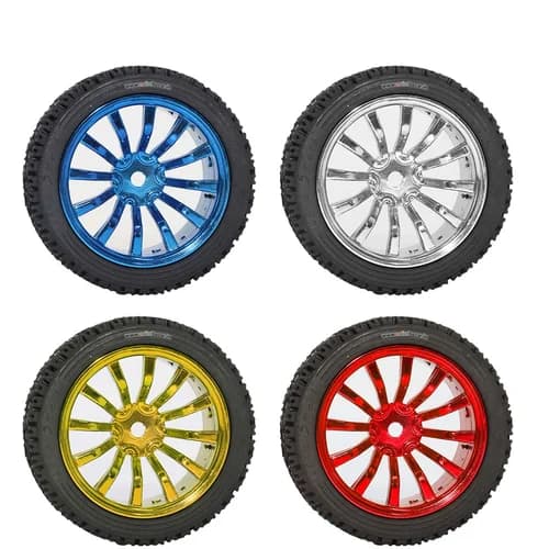 65mm Robot Smart Car Rubber Tyre Wheel for Arduino Robot Rover image 4