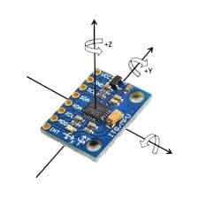 MPU6050 6DOF Accelerometer Gyroscope Unit – GY-521 Sensor image 3