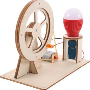 T-M132 Simple Hand-Cranked Generator DIY Learning Kit — product photo from Robotics Kits Pakistan catalog