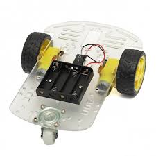 2WD RC Car Chassis Set (All Components) — product photo from Robotics Kits Pakistan catalog
