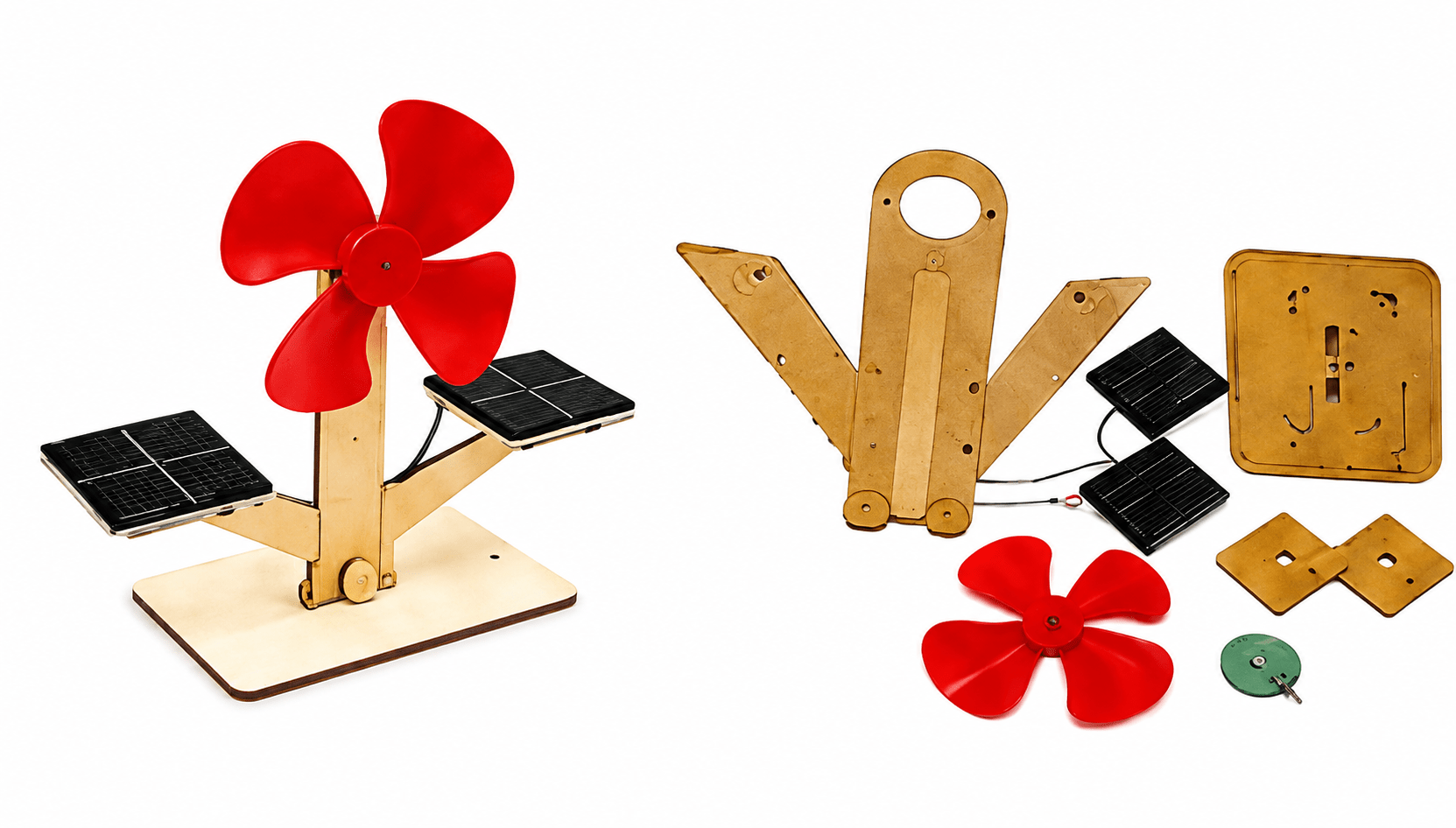DIY Solar Fan Kit — product photo from Robotics Kits Pakistan catalog