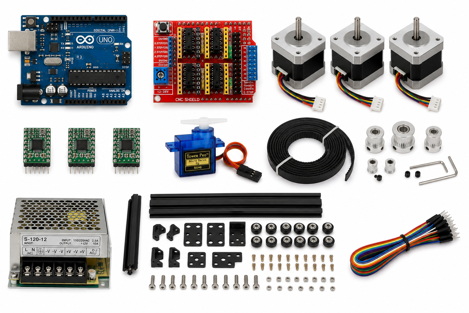 DIY Arduino Pen Plotter Robot — product photo from Robotics Kits Pakistan catalog