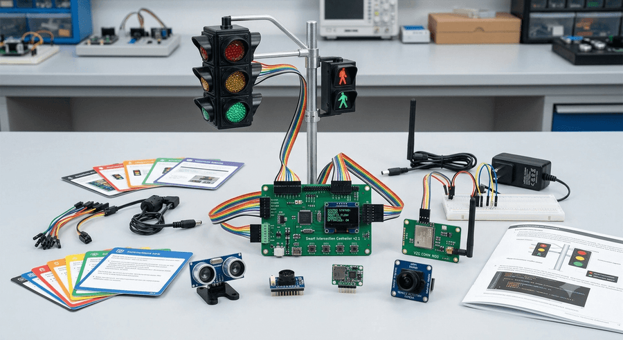 Intelligent Traffic Light Kit for Arduino