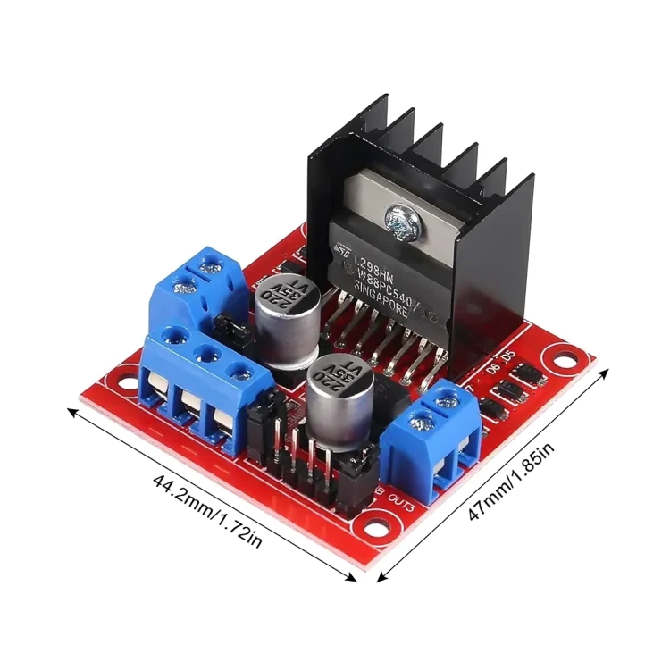 L298N H-Bridge Motor Drive Module Module — product photo from Robotics Kits Pakistan catalog