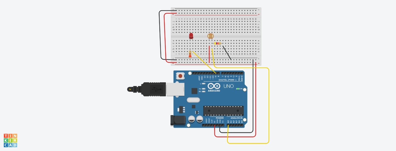 Automatic Light Sensor Set | Arduino LDR Night Light Kit