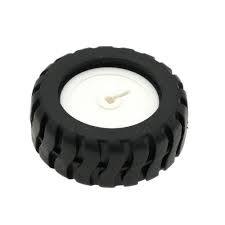 43mm Rubber Wheel Tyre for N20 Gear Motor — product photo from Robotics Kits Pakistan catalog