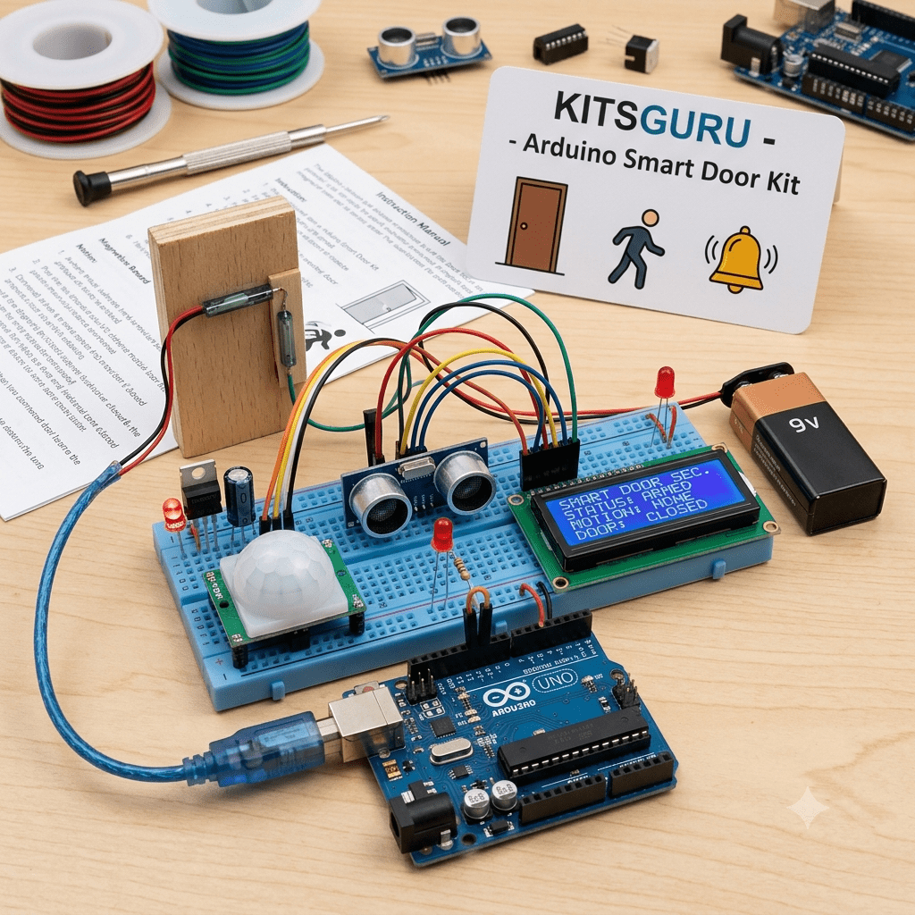 Smart Door Security and Motion Detection Kit Arduino — product photo from Robotics Kits Pakistan catalog